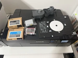 Epson Ultra Chrome HD SureColor SC-P600 Inkjet Printer For Parts AS/IS - Picture 1 of 1