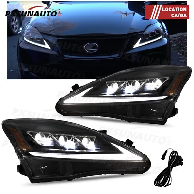 LED DRL Signal Projector Headlight Assembly For 2006-2013 Lexus IS250 IS350 - Image 1 of 4