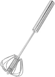 Stainless Steel Whizzy Whisk, Semi Automatic Whisk Egg Whisks Mixer for Stirring - Picture 1 of 9