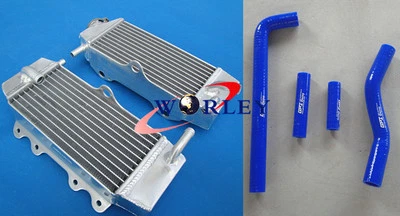 Radiador y manguera de aluminio para YAMAHA YZF250 YZ250F WR250F 2001 2002 2003 2004 05 Foto 1 de 4