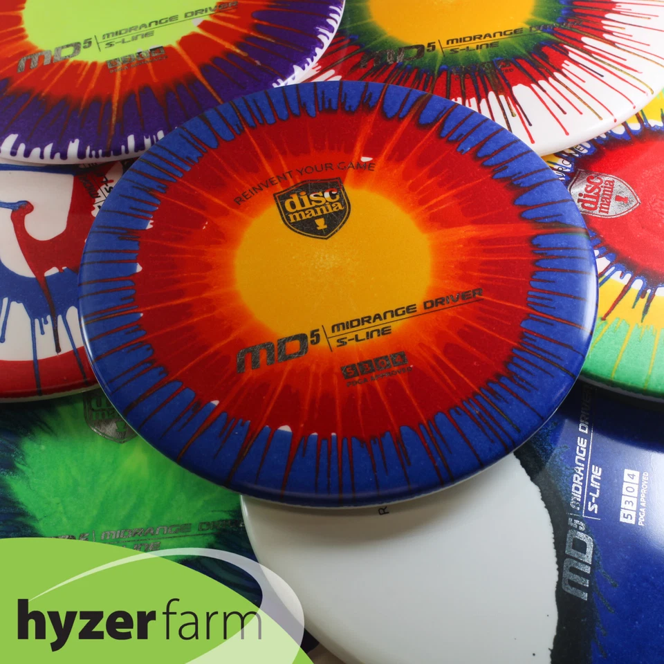 Discmania DYED S-LINE MD5 *pick color & weight* Hyzer Farm midrange disc golf - Image 1 of 1