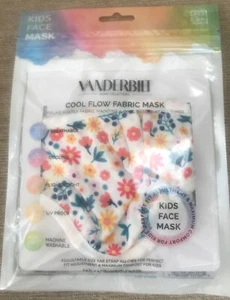 Kinder Vanderbilt atmungsaktiv Cool Flow Stoff Gesichtsmaske Blumen Alter 3+ - Bild 1 von 7