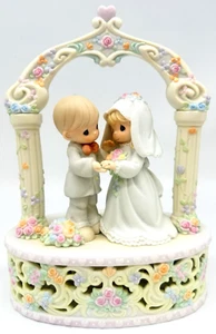 [PRECIOUS MOMENTS] I Give You My Love Forever True -Music - Bride & Groom Works - Picture 1 of 9