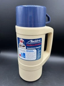 Vintage Aladdin Thermos Unbreakable Hard Plastic 1 Liter 34 Oz #37210 - New - Picture 1 of 10