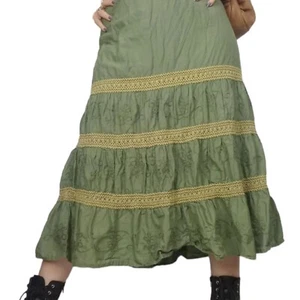 Millers Panelled Skirt Ladies 14 crochet patchwork Witch fairy core Y2K Vintage - Picture 1 of 5