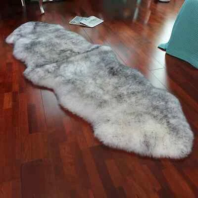 Faux Fur Carpet Fluffy Area Rugs for Living Room Bedroom Bedside Floor Mat Decor - Image 1 of 4