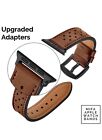 Genuine Leather Band for Series 3 2 1 42mm Brown strap apple compatible
