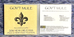 Gov't Mule 4-22-16 New Orleans Jazz Festival 2CD *NEW* - Picture 1 of 1