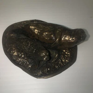 Vintage Bronze Seals Statue Rare - Picture 1 of 7