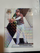 2021 MOSAIC HA SEONG KIM WHITE PRIZM RC ROOKIE CARD #13/25!! PADRES 