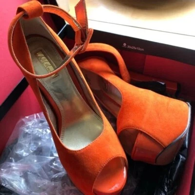 Wild Pair оранжевые замшевые туфли на платформе!. - Изображение 1 из 2