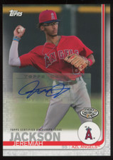 2019 Topps Pro Debut Auto Jeremiah Jackson #99 Autograph Rookie Card RC Angels B