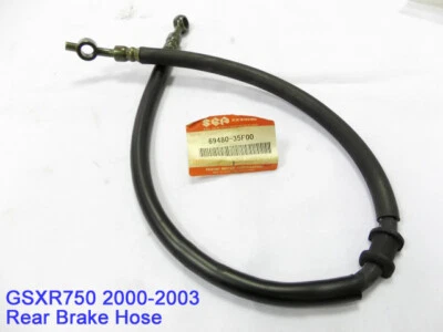 Suzuki GSX-R750 Rear Brake Hose 2000-2003 NOS GSXR750 BRAKE PIPE 69480-35F00 Foto 1 de 2
