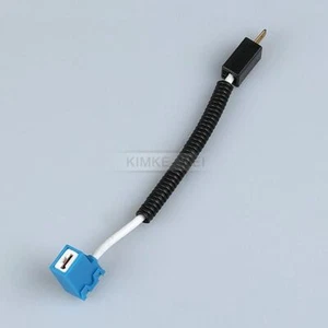 H1/H3 Keramik Kabelbaum Scheinwerfer Buchse Stecker Adapter Stecker Verlängerung - Bild 1 von 2