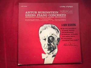 T-49 ARTUR RUBINSTEIN Grieg Piano Concerto - 1962 - LSC2556 - RED SEAL RECORD - Imagen 1 de 4