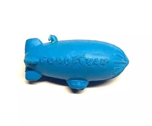 Goodyear Blimp Eraser Blue 2 inches Vintage 1970s Advertising Promotional - Picture 1 of 2