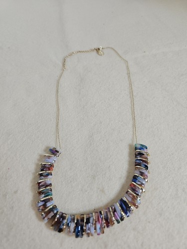 VETEMENTS Collana Loft Gioielli Pietre Loft Mix Multicolore Piatti Oro Distanziali 18 Circa