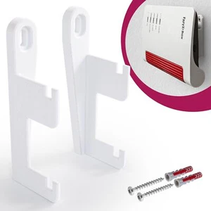 Wandhalterung passend für FritzBox 7590 7530 7510 Router Halter Halterung - Afbeelding 1 van 5