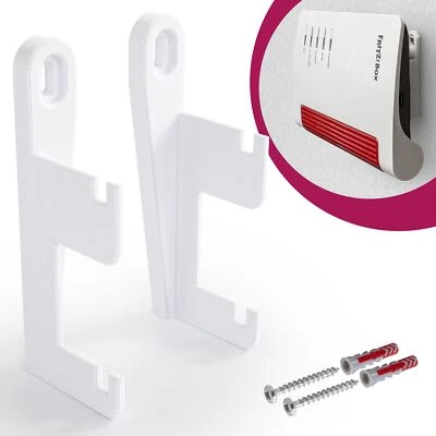 MOBILEFOX Soporte de pared adecuado para soporte de router FritzBox 7590 7530 7510