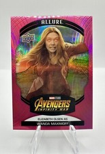 2022 MARVEL ALLURE CARD ELIZABETH OLSEN as WANDA MAXIMOFF #81 PINK PARALLEL /23