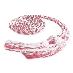 Endea Graduation Single Graduate Honor Cord Pink/White - Picture 1 of 4
