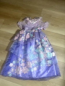 Disney Store Authentic Encanto Isabela Madrigal Floral Costume Girls Size 9/10 - Picture 1 of 6
