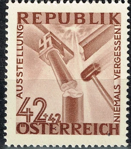 Österreich Deutschland 2.WK 1945 Nazi Anshluss Endstempel MLH A-15 - Bild 1 von 1