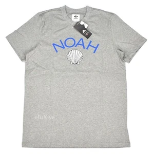NWT Noah Adidas Shell Core Logo Crewneck T-Shirt Tee Gray Mens L FW20 AUTHENTIC  - Picture 1 of 8
