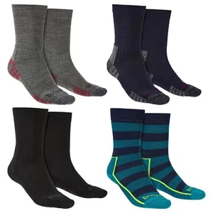 Bridgedale - Mens Walking Light Merino Wool Outdoor Boot Socks - Picture 1 of 9