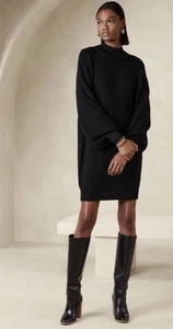 BANANA REPUBLIC Women's NWT BR Landa Merino Sweater Dress S #755342 Oversized - Picture 1 of 7
