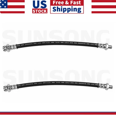 Manguera hidráulica de freno exterior trasero 2X para Nissan Titan 2004 2005 2006 2007-2015 Foto 1 de 4