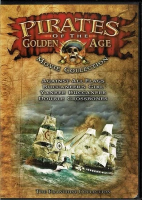 Pirates of the Golden Age - 4 Movie Collection  (DVD)  Region 1 - RARE - image 1 of 2