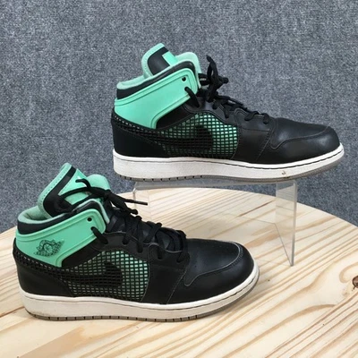 Air Jordan Zapatos Juveniles 6 1 Retro '89 Tenis Negro Con Cordones Parte Superior Alta 599874-003 Foto 1 de 4