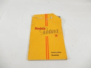 LIBRETTO MANUALE ISTRUZIONI FOTOCAMERA KODAK RETINA II ORIGINALE VINTAGE - Foto 1 di 5