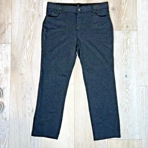 Dress Barn - Women's Size 14 Ponte Dress Pants Boot Cut Stretch Waist Zip Fly - Picture 1 of 12