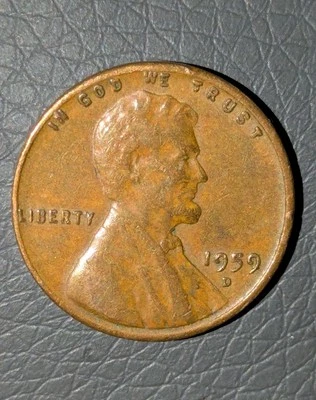 1959-D 1c Memorial Cent Brown Bn Clean Extra Fine - Image 1 of 4