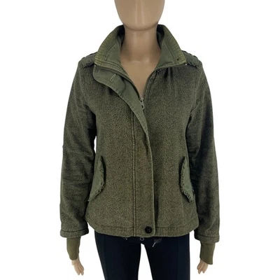 DIESEL FIFTYFIVE Women Green Padded Jacket Coat Size 2XS XXS - Image 1 of 4