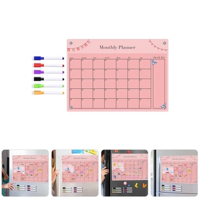  Magnetic Weekly Planner Fridge Schedule for Calendar Refrigerator - Image 1 of 4