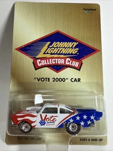 JOHNNY LIGHTNING "VOTE 2000" DRAG CAR Club Member Only '57-'58 PLYMOUTH I25 - Picture 1 of 2