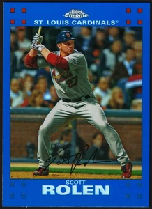Scott Rolen 2007 Topps cromo azul refractores #45 Cardenales de San Luis 🔥 - Imagen 1 de 2