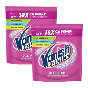 Polvere antimacchia tessuto d'azione Vanish oxi - 200 gm (confezione da 2) - Foto 1 di 1