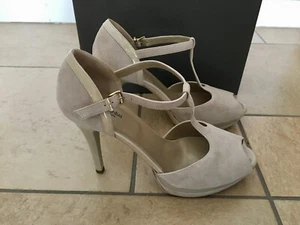 NERO GIARDINI NEROGIARDINI SHOES SCARPA SANDALO PLATEAU DONNA PELLE BEIGE tg. 40 - Imagen 1 de 8