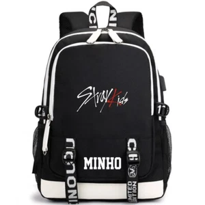 Mochila Kpop Straykids USB Niños callejeros Mochila Anime Bolso anime Lo último - Imagen 1 de 44
