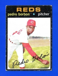 1971 Topps BASEBALL SET BREAK #613 PEDRO BORBON CINCINNATI REDS (JK1) - Foto 1 di 1