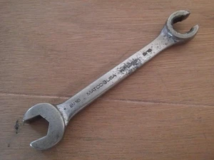 MATCO TOOLS USA WFC186 SAE 9/16" combination open end & flare nut wrench 6-1/4"L - Picture 1 of 6