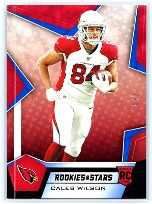 2019 Panini Rookies & Stars #195 Caleb Wilson 5/5 Black & Blue NrMt-Mint - Image 1 of 2