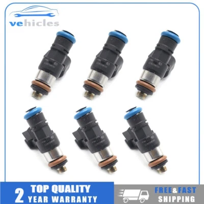 Inyectores de combustible 6 piezas para Lincoln MKZ MKX MKT MKTS 2007-2015 3,5 L 3,7 L 0280158091 Foto 1 de 4