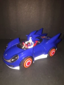 Coche de carreras Sonic Sega con figura sin pieza de exhibición remota 2010 - Imagen 1 de 8