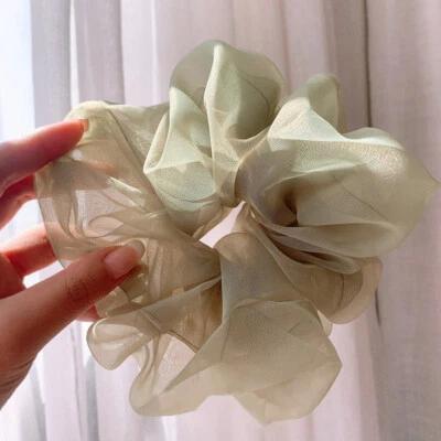 Large Elastic Hair Ring Organza Tulle Hair Tie Ponytail Holder Hair Accessories↗ - Image 1 of 4