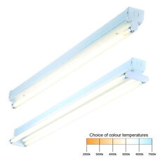 T8 High Frequency Single / Twin Fluorescent Batten Fitting 2ft 4ft 5ft 6ft IP20